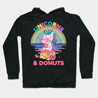 Unicorns and Donuts Hoodie